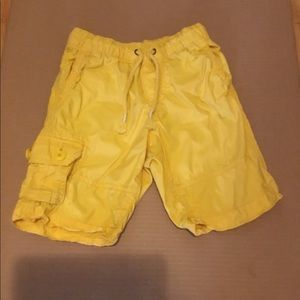 Yellow little kids shorts